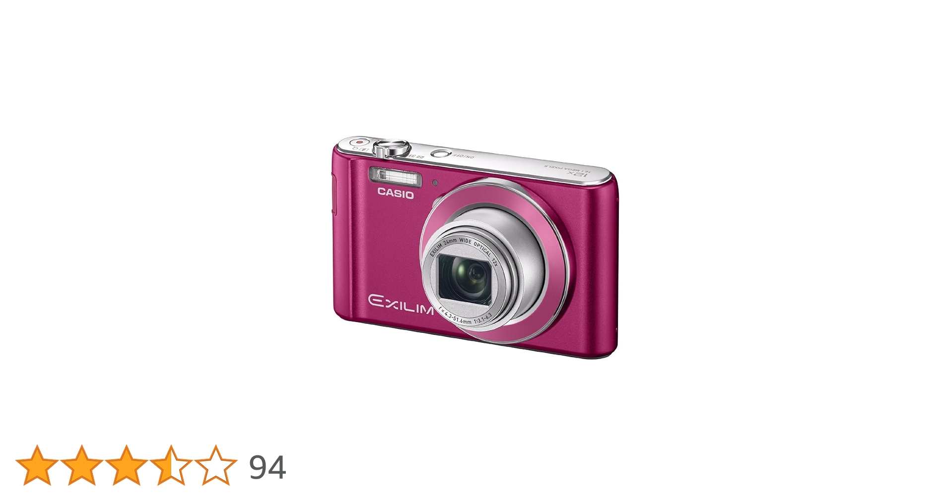 CASIO EXILIM EX-ZS190 ピンク Amazon.co.jp: CASIO デジタルカメラ EXILIM EX-ZS190PK 広角